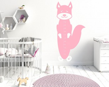 Squirrel Growth Chart Decal